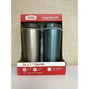 Thermos (2) 18 oz Travel Tumblers